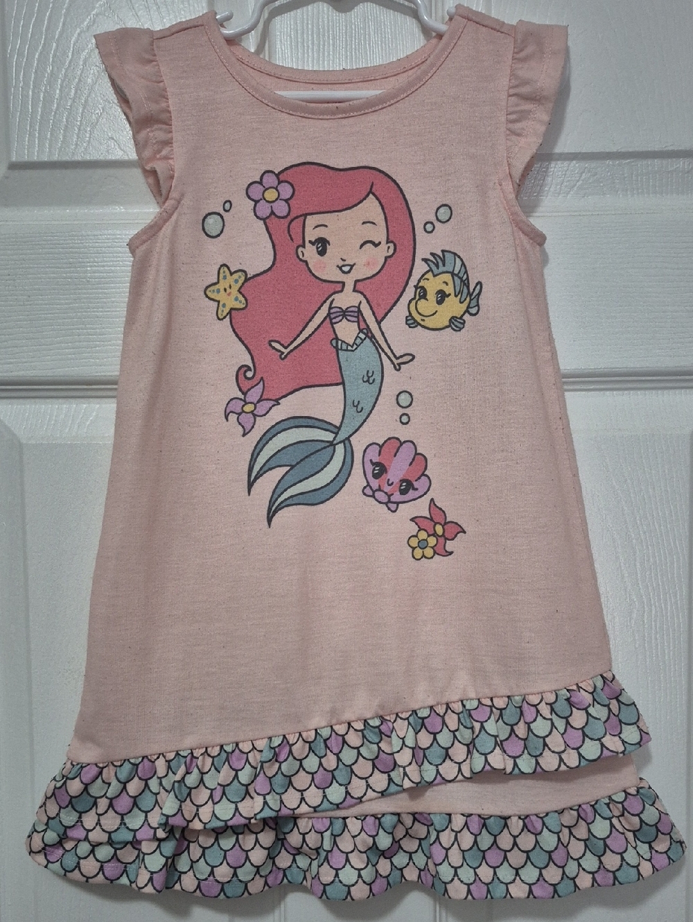 4T Little Mermaid Disney Princess Nightshirt